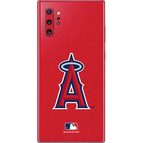 MLB Los Angeles Angels - Solid Distressed Galaxy Note 10 Plus Skin