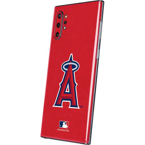 MLB Los Angeles Angels - Solid Distressed Galaxy Note 10 Plus Skin