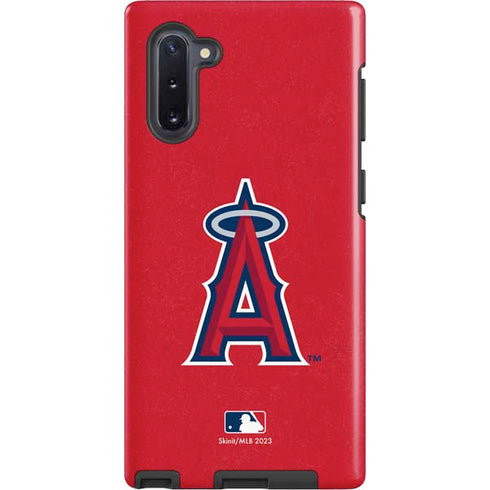 MLB Los Angeles Angels - Solid Distressed Galaxy Note 10 Pro Case