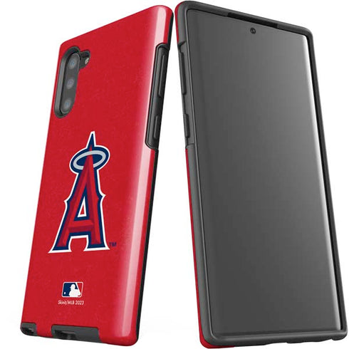 MLB Los Angeles Angels - Solid Distressed Galaxy Note 10 Pro Case