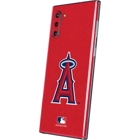 MLB Los Angeles Angels - Solid Distressed Galaxy Note 10 Skin