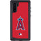 MLB Los Angeles Angels - Solid Distressed Galaxy Note 10 Waterproof Case