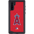 MLB Los Angeles Angels - Solid Distressed Galaxy Note 10 Waterproof Case