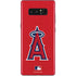 MLB Los Angeles Angels - Solid Distressed Galaxy Note 8 Skin