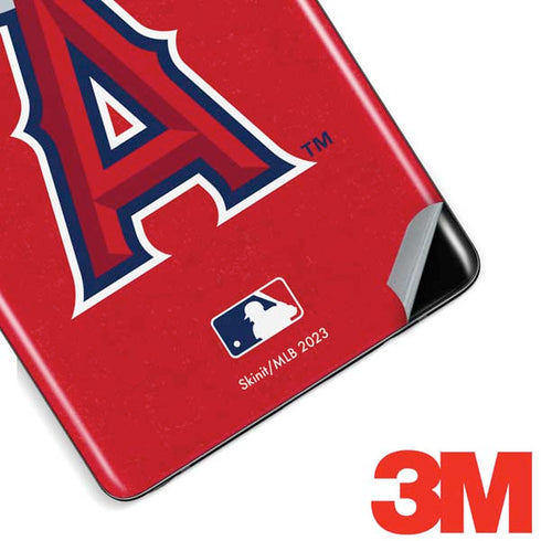 MLB Los Angeles Angels - Solid Distressed Galaxy Note 8 Skin