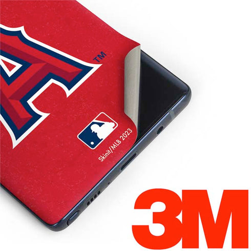 MLB Los Angeles Angels - Solid Distressed Galaxy Note 9 Skin