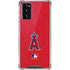 MLB Los Angeles Angels - Solid Distressed Galaxy Note20 5G Clear Case