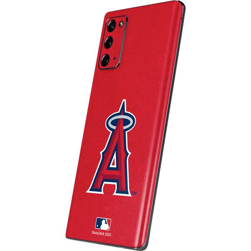 MLB Los Angeles Angels - Solid Distressed Galaxy Note20 5G Skin