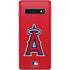 MLB Los Angeles Angels - Solid Distressed Galaxy S10 Skin