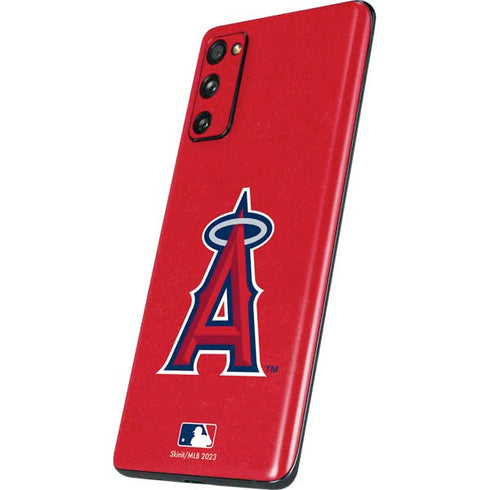 MLB Los Angeles Angels - Solid Distressed Galaxy S20 Fan Edition Skin