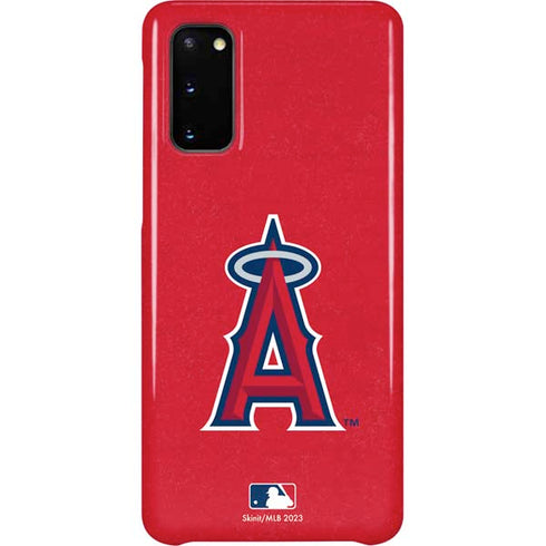 MLB Los Angeles Angels - Solid Distressed Galaxy S20 Lite Case