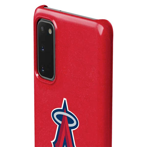MLB Los Angeles Angels - Solid Distressed Galaxy S20 Lite Case