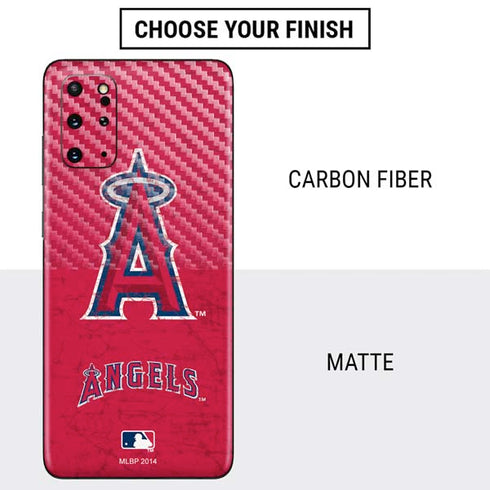 MLB Los Angeles Angels - Solid Distressed Galaxy S20 Plus Skin