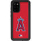 MLB Los Angeles Angels - Solid Distressed Galaxy S20 Plus Waterproof Case