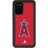 MLB Los Angeles Angels - Solid Distressed Galaxy S20 Plus Waterproof Case