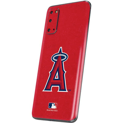MLB Los Angeles Angels - Solid Distressed Galaxy S20 Skin