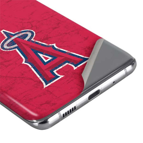 MLB Los Angeles Angels - Solid Distressed Galaxy S20 Ultra 5G Skin