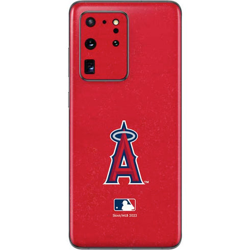 MLB Los Angeles Angels - Solid Distressed Galaxy S20 Ultra 5G Skin