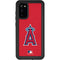 MLB Los Angeles Angels - Solid Distressed Galaxy S20 Waterproof Case