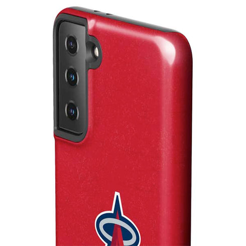 MLB Los Angeles Angels - Solid Distressed Galaxy S21 Plus 5G Pro Case