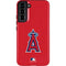 MLB Los Angeles Angels - Solid Distressed Galaxy S22 Plus Pro Case