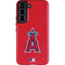 MLB Los Angeles Angels - Solid Distressed Galaxy S22 Pro Case