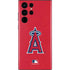 MLB Los Angeles Angels - Solid Distressed Galaxy S22 Ultra Skin