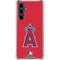 MLB Los Angeles Angels - Solid Distressed Galaxy S23 FE Clear Case