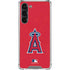 MLB Los Angeles Angels - Solid Distressed Galaxy S23 Plus Clear Case