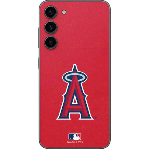 MLB Los Angeles Angels - Solid Distressed Galaxy S23 Plus Skin