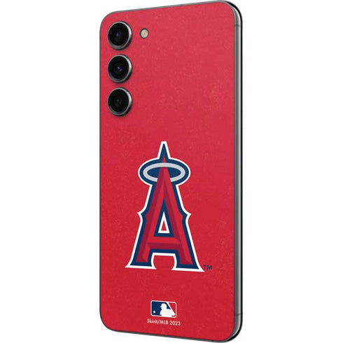 MLB Los Angeles Angels - Solid Distressed Galaxy S23 Plus Skin