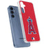 MLB Los Angeles Angels - Solid Distressed Galaxy S24 Clear Case