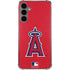MLB Los Angeles Angels - Solid Distressed Galaxy S24 Plus Clear Case