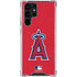 MLB Los Angeles Angels - Solid Distressed Galaxy S24 Ultra Clear Case