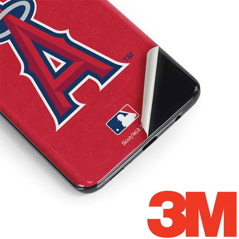 MLB Los Angeles Angels - Solid Distressed Galaxy S9 Skin