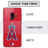 MLB Los Angeles Angels - Solid Distressed Galaxy S9 Skin