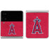 MLB Los Angeles Angels - Solid Distressed Galaxy Z Flip4 5G Skin