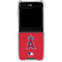 MLB Los Angeles Angels - Solid Distressed Galaxy Z Flip5 5G Clear Case