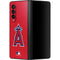 MLB Los Angeles Angels - Solid Distressed Galaxy Z Fold3 5G Skin