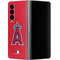 MLB Los Angeles Angels - Solid Distressed Galaxy Z Fold4 5G Skin
