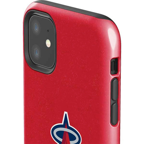 MLB Los Angeles Angels - Solid Distressed iPhone 11 Impact Case