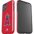 MLB Los Angeles Angels - Solid Distressed iPhone 11 Impact Case