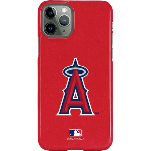 MLB Los Angeles Angels - Solid Distressed iPhone 11 Pro Lite Case