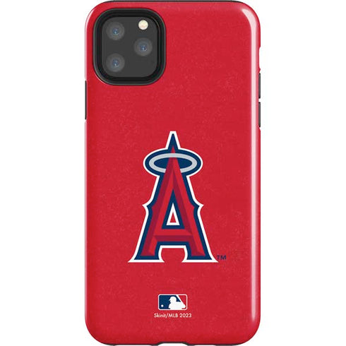 MLB Los Angeles Angels - Solid Distressed iPhone 11 Pro Max Impact Case