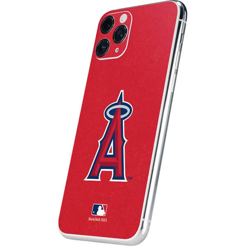 MLB Los Angeles Angels - Solid Distressed iPhone 11 Pro Skin