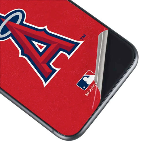 MLB Los Angeles Angels - Solid Distressed iPhone 11 Skin