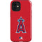 MLB Los Angeles Angels - Solid Distressed iPhone 12 Mini Impact Case