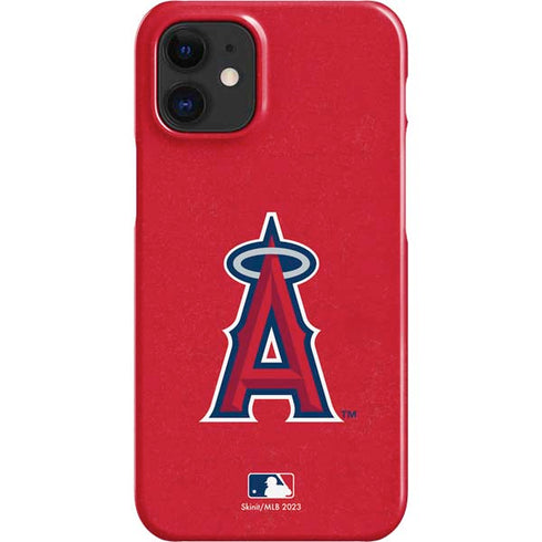 MLB Los Angeles Angels - Solid Distressed iPhone 12 Mini Lite Case