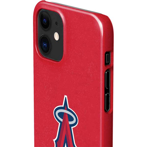 MLB Los Angeles Angels - Solid Distressed iPhone 12 Mini Lite Case