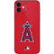 MLB Los Angeles Angels - Solid Distressed iPhone 12 Mini Skin